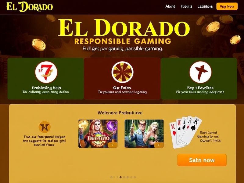 Experience the golden thrill of gambling at El Dorado Casino. Enjoy top slot machines, live table games, poker, and more with real money prizes. New players get a welcome bonus when they register today.